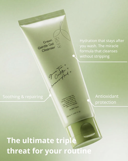 Nature is the ultimate cleanser. 🍃 Soothe with Centella, purify with Green Tea. Give your skin the reset it deserves with Resh Lab.

#ReshLab #CleanBeauty #SkincareRoutine #GreenTeaCleanser #CentellaAsiatica #HealthyGlow #Kokoma #GentleCleansing